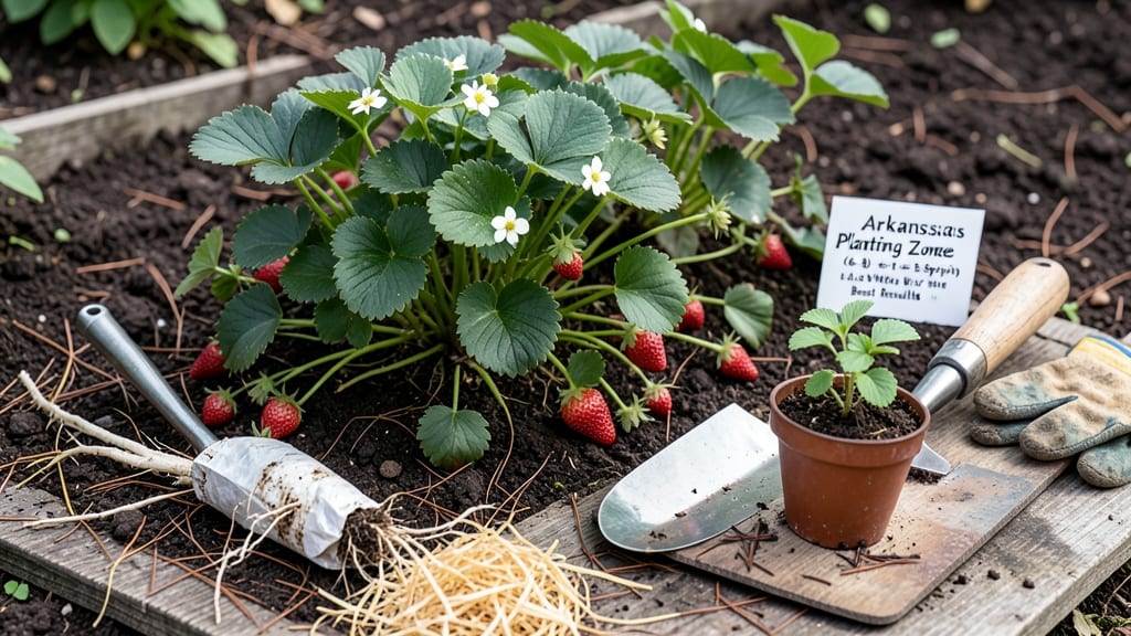 When Do You Plant Strawberries in Arkansas: Zone-Specific Months for Zero Frost Risk